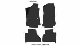 Interior mats for the Cadillac Escalade (GMT K2XL) 2014-2020 IV generation US Crossover 7-seater - Фото 4