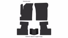 Interior mats for the Chana Benni mini 2007-2009 I generation CN Hatchback - Фото 3