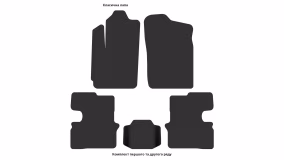 Interior mats for the Chery M11 (A3) 2008-2015 I generation EU Sedan - Фото 2