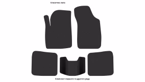 Interior mats for the Chery E5 2011-2016 I generation CN Sedan - Фото 3
