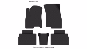 Interior mats for the Chery Tiggo 8 2018-… I generation EU Crossover 7-seater - Фото 5