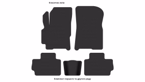 Interior mats for the Chery A13 2008-… I generation EU Hatchback - Фото 3