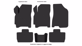 Interior mats for the Chery Tiggo 2 Pro 2020-… I generation EU Crossover - Фото 3