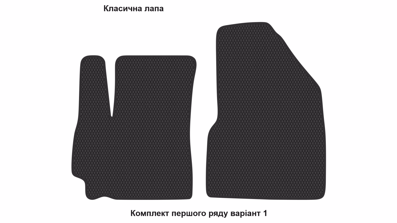 Interior mats for the Chery Omoda 5 2022-… I generation EU Crossover Hybrid (HEV) - Фото 2
