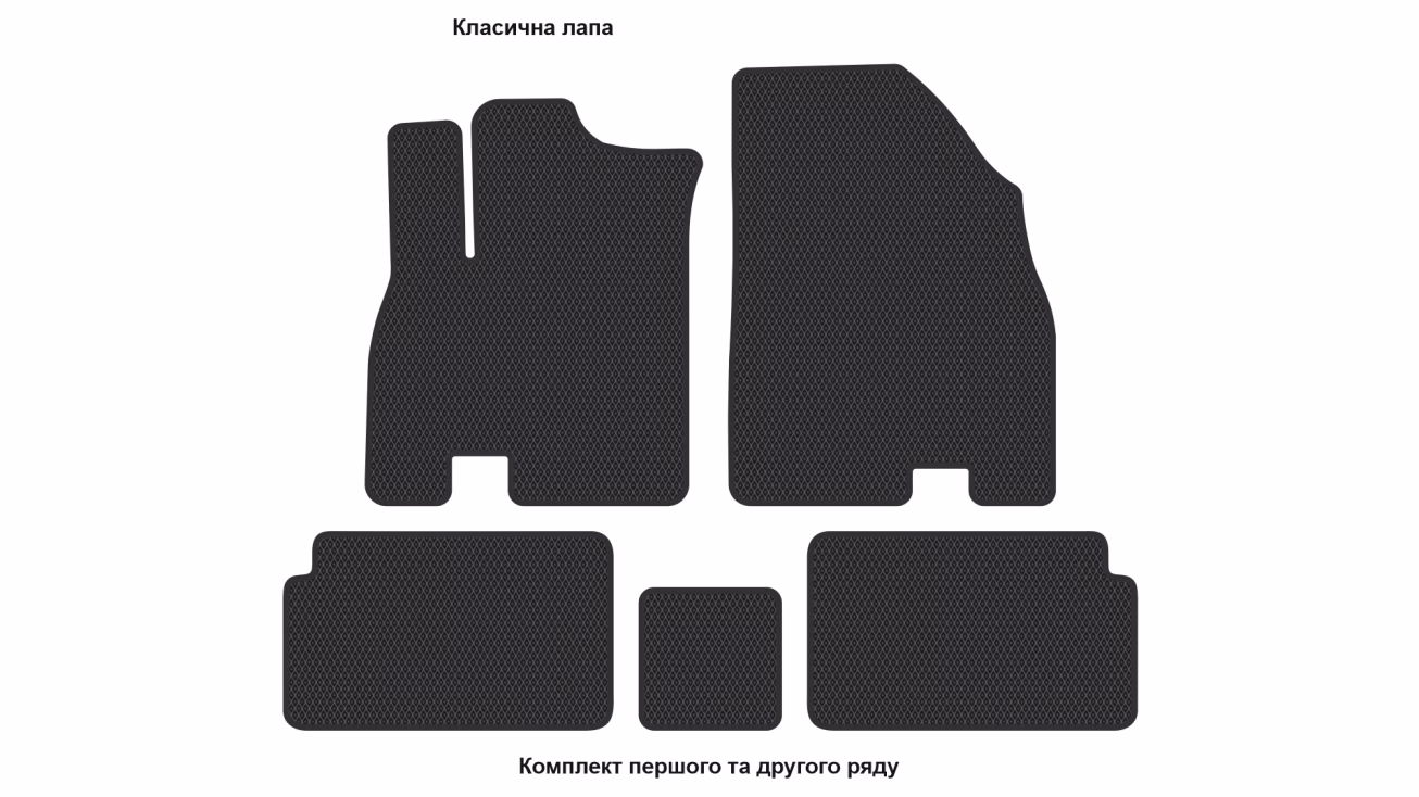 Interior mats for the Chery Omoda E5 2022-… I generation EU Crossover Electro (BEV) - Фото 2