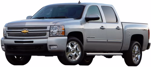 Interior mats for the Chevrolet Silverado 2007-2014 II generation US Pickup Crew Cab