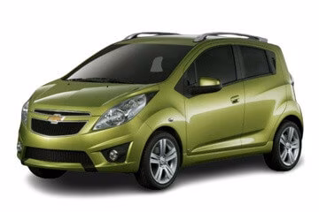 Interior mats for the Chevrolet Spark (M300) 2012-2015 III generation US Hatchback restyling