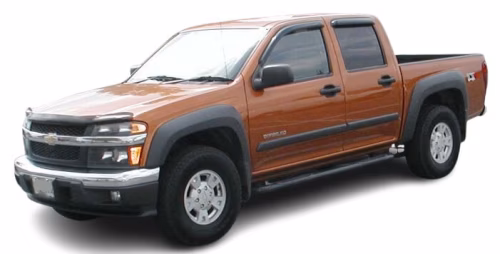 Interior mats for the Chevrolet Colorado 2004-2012 I generation US Pickup 4-door