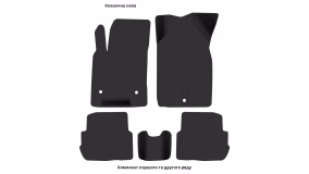 Interior mats for the Chevrolet Spark (M300) 2012-2015 III generation US Hatchback restyling - Фото 3