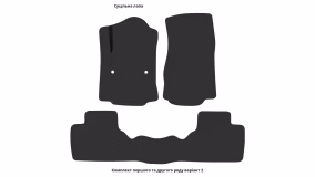 Interior mats for the Chevrolet Tahoe (GMT K2UC) 2014-2020 IV generation US Crossover 7-seater - Фото 3