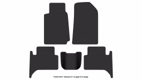 Interior mats for the Chevrolet TrailBlazer 2012-2019 II generation US Crossover 7-seater - Фото 4