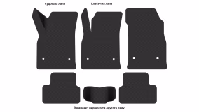 Interior mats for the Chevrolet Cruze (J300) 2009-2016 II generation EU Sedan - Фото 3