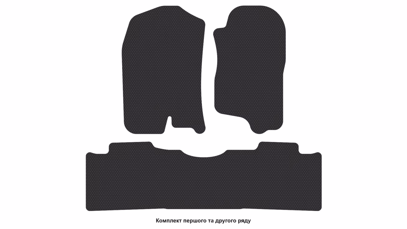 Interior mats for the Chevrolet Tahoe (GMT900) 2007-2014 III generation US Crossover 7-seater - Фото 2