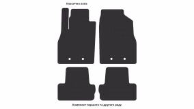 Interior mats for the Chevrolet Volt 2010-2015 I generation Liftback 5-door - Фото 4