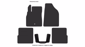Interior mats for the Chevrolet HHR 2005-2011 I generation Universal - Фото 2
