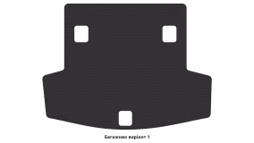 Interior mats for the Chevrolet Captiva (C140) 2011-2018 I generation EU Crossover restyling 7-seater - Фото 5