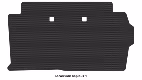 Interior mats for the Chevrolet Express 2003-2014 II generation EU VAN 7-seater - Фото 2