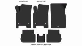 Interior mats for the Chevrolet Spark EV (2LT) 2013-2016 I generation EU Hatchback - Фото 2