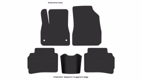 Interior mats for the Chevrolet Malibu 2015-2024 IX generation US Sedan - Фото 3