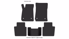 Interior mats for the Chevrolet Impala 2013-… X generation EU Sedan - Фото 3