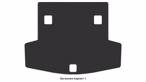 Interior mats for the Chevrolet Captiva (C100) 2006-2011 I generation EU Crossover pre-restyling 7-seater - Фото 3