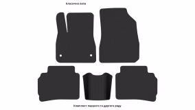 Interior mats for the Chevrolet Malibu 2015-2024 IX generation US Sedan Hybrid - Фото 3