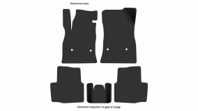 Interior mats for the Chevrolet Cruze (J400) 2016-2023 III generation Hatchback - Фото 2