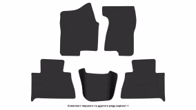 Interior mats for the Chevrolet Tahoe (GMT800) 1999-2006 II generation US Crossover - Фото 4
