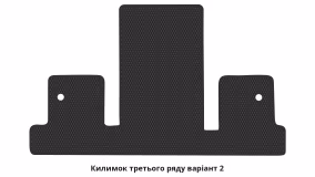 Interior mats for the Chevrolet Traverse 2008-2017 I generation US Crossover 7-seater - Фото 3