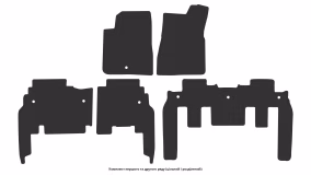 Interior mats for the Chevrolet Traverse 2008-2017 I generation US Crossover 7-seater - Фото 5