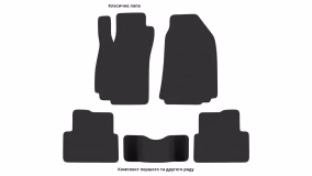 Interior mats for the Chevrolet Cobalt 2012-… II generation EU Sedan - Фото 3