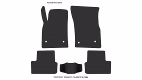Interior mats for the Chevrolet Cruze (J300) 2009-2016 II generation US Universal - Фото 3