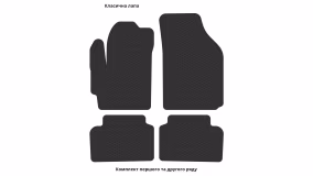 Interior mats for the Chevrolet Spark 2005-2009 II generation EU Hatchback - Фото 2