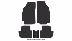 Interior mats for the Chevrolet Spark (M300) 2009-2012 III generation US Hatchback pre-restyling - Фото 2