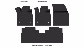 Interior mats for the Chevrolet Equinox EV 2023-… IV generation US Crossover - Фото 2