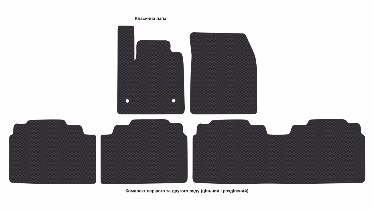 Interior mats for the Chevrolet Blazer EV 2023-… I generation US Crossover - Фото 2