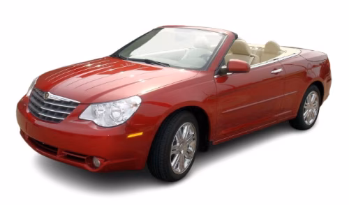 Interior mats for the Chrysler Sebring (JS) 2007-2010 III generation EU Cabriolet