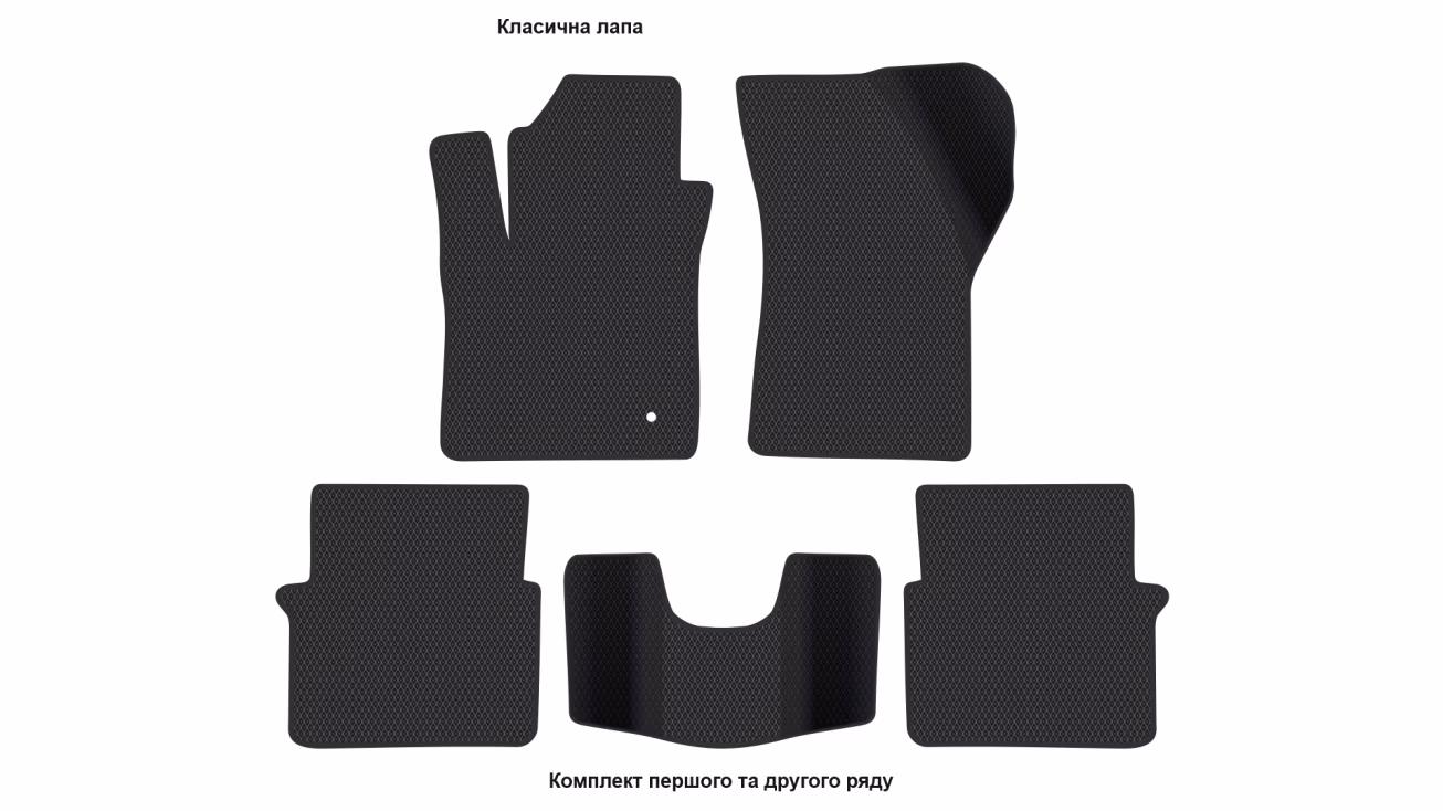 Interior mats for the Chrysler Sebring (JS) 2007-2010 III generation EU Sedan - Фото 2