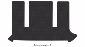 Interior mats for the Chrysler Voyager (GH) 1996-2000 III generation EU Minivan 7-seater - Фото 2
