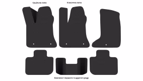 Interior mats for the Chrysler 300C 2011-… II generation EU Sedan 4WD - Фото 4