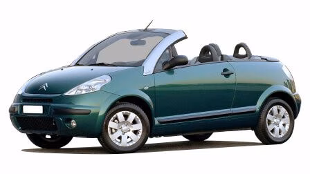 Interior mats for the Citroen C3 2002-2009 I generation EU Cabriolet