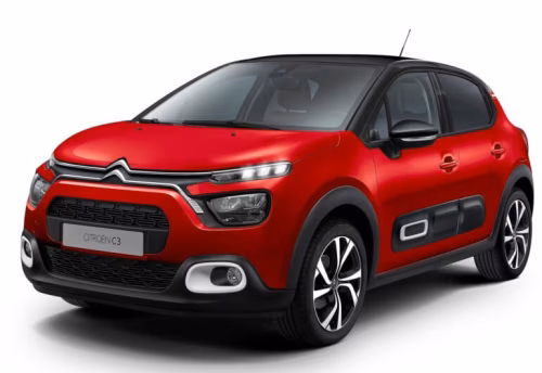 Interior mats for the Citroen C3 2020-2024 III generation EU Hatchback restyling