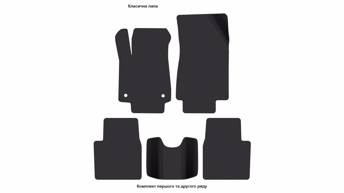 Interior mats for the Citroen C3 Aircross (CC24) 2024-… II generation EU Crossover - Фото 2