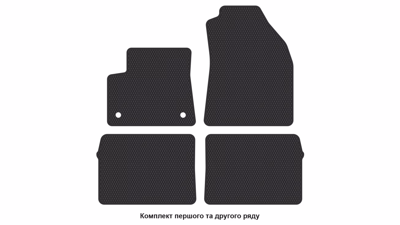 Interior mats for the Citroen C3 Aircross (CC24) 2024-… II generation EU Crossover Electro (BEV) - Фото 2