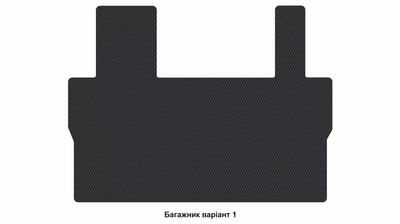 Interior mats for the Citroen Jumpy (K0) 2016-… III generation EU VAN 7-seater - Фото 6
