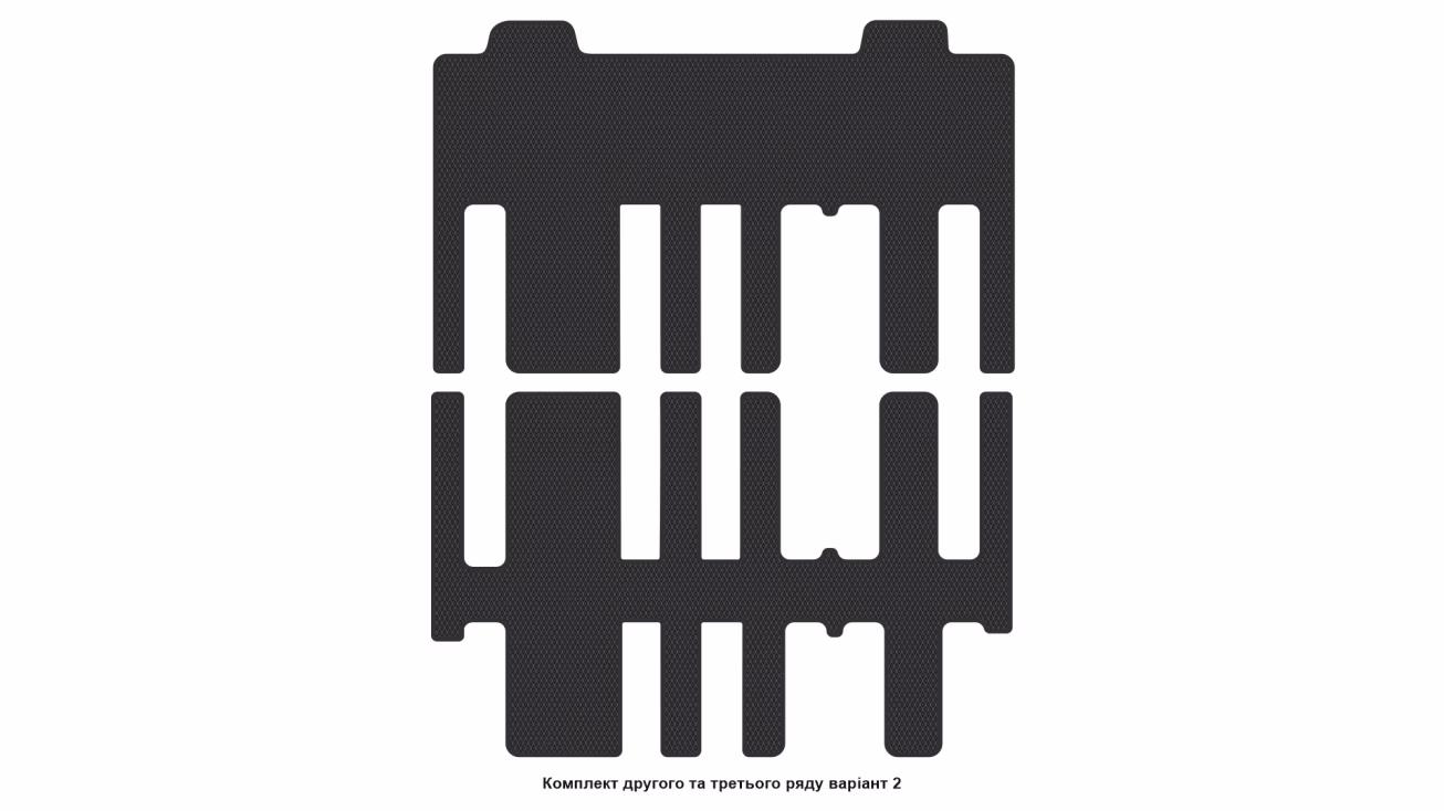 Interior mats for the Citroen Jumpy (K0) 2016-… III generation EU VAN 8-seater - Фото 8
