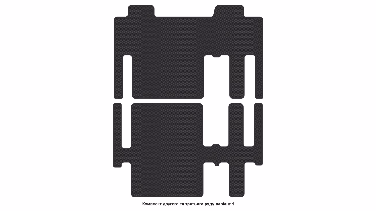 Interior mats for the Citroen Jumpy (K0) 2016-… III generation EU VAN 9-seater Exrta-Long - Фото 4