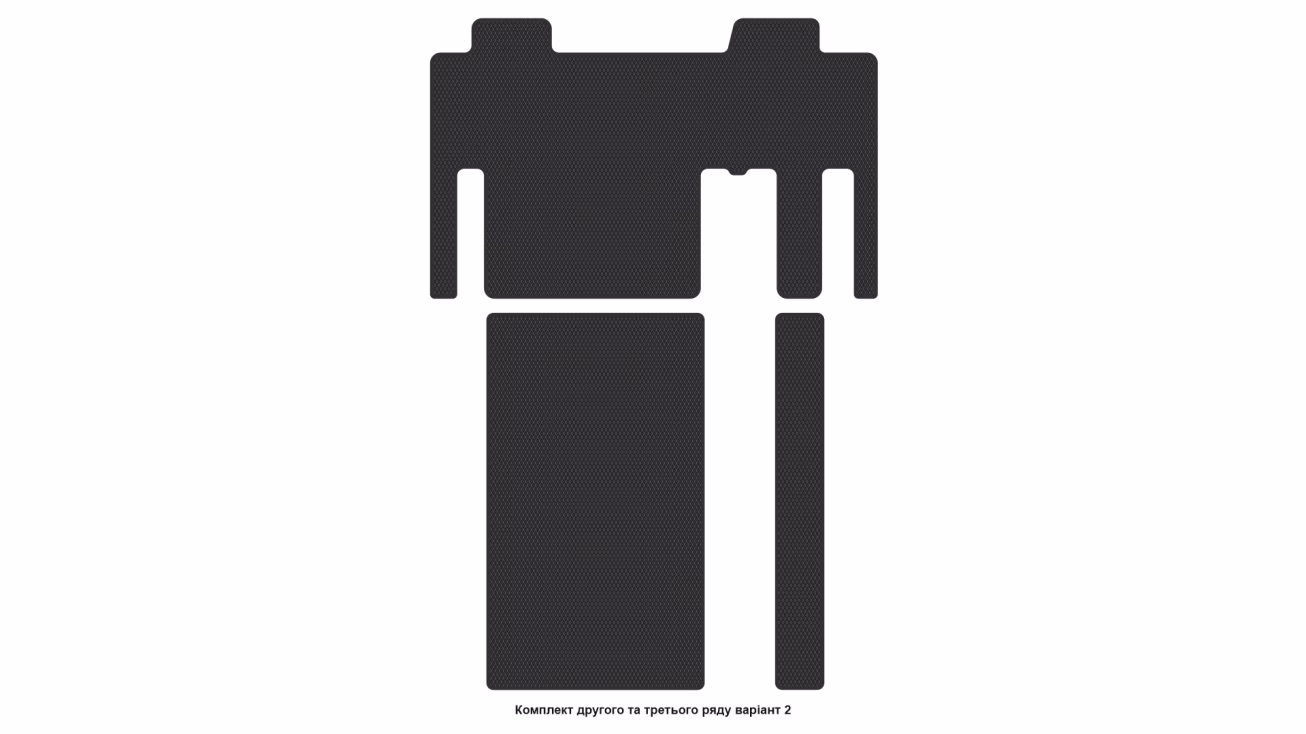 Interior mats for the Citroen Jumpy (K0) 2016-… III generation EU VAN 9-seater Exrta-Long - Фото 5