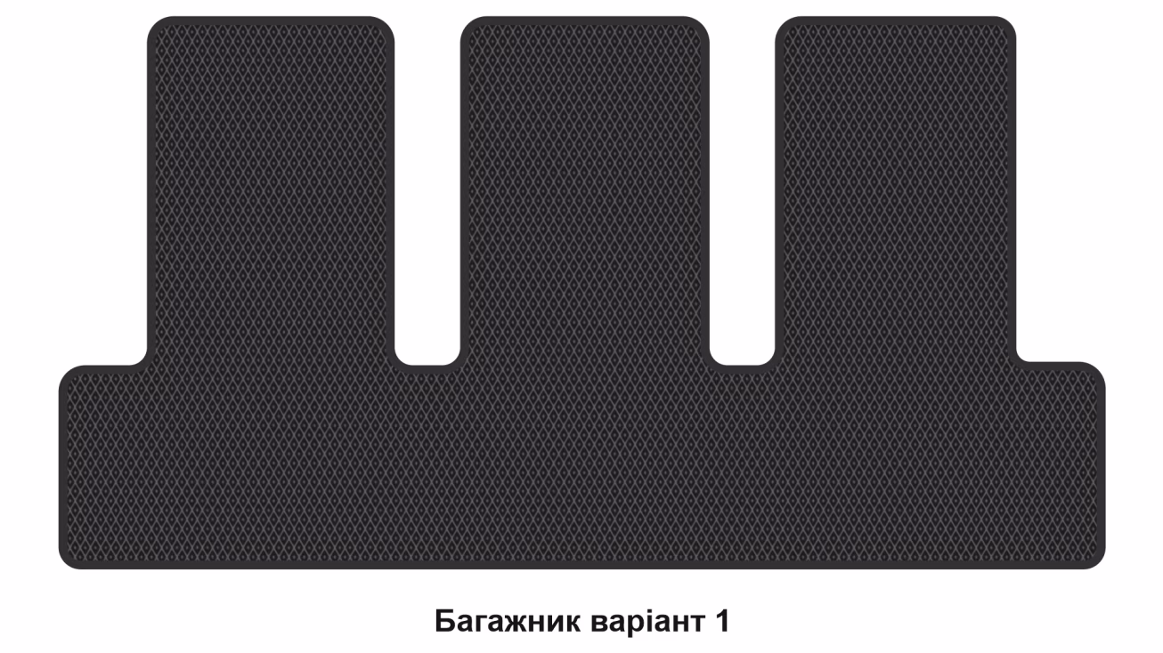 Interior mats for the Citroen Jumpy (K0) 2016-… III generation EU VAN 6-seater - Фото 5