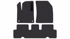 Interior mats for the Citroen C4 SpaceTourer 2018-2022 II generation EU Minivan restyling 5-seater - Фото 2